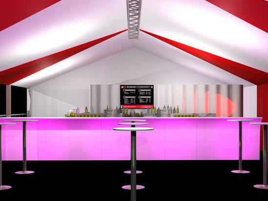 Reading Festival Cocktail Bar Internal Render