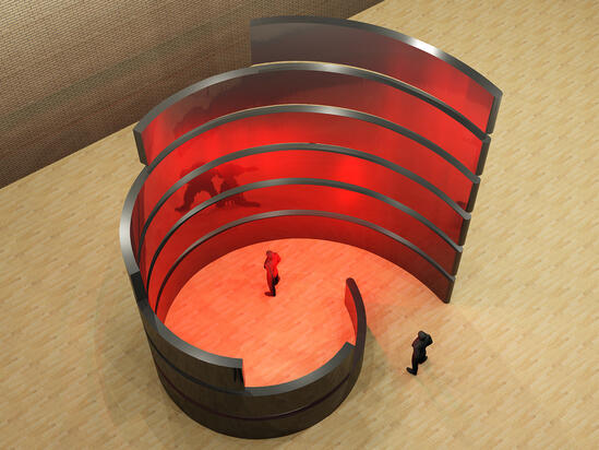 Vodafone Museum Structure Render