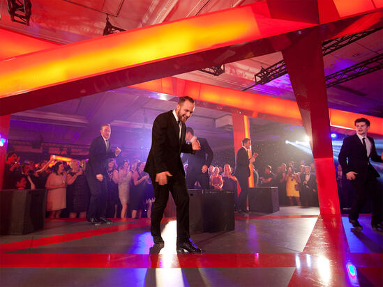 Tap Dancing Cross Staging